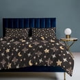 thumbnail image 3 of Moon And Star Print Duvet Cover Set Themed Multicolor Polyester Bedding Set for Bedroom Decoration, 3 of 6