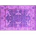 thumbnail image 1 of Ahgly Company Indoor Rectangle Oriental Purple Industrial Area Rugs, 5' x 7', 1 of 4