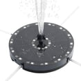 thumbnail image 4 of Solar Powered Fountain Hanging Outdoor Swimming Pool Flowing Water Floating Fountain 7V3W Storage Ba_Perfect Gift, 4 of 4