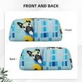 thumbnail image 5 of Uemuo French Bulldog Dog in a Bathtub Printed Leather Pencil Case, Pencil Pouch, Portable Pencil Bag, Pen Case for& Office, 5 of 7