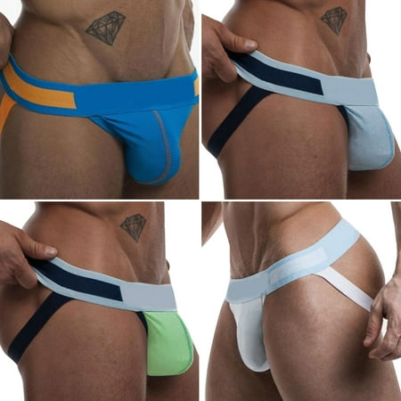 Girl12Queen Sexy Jock Straps Men G-String Thong Underwear Underpants Low Rise Boxers Briefs