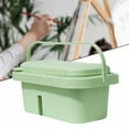 thumbnail image 2 of Lavabo de Pinceles de Pintura Perfecl Portátil Con Soporte Cubo de Lavado Verde, 2 of 8