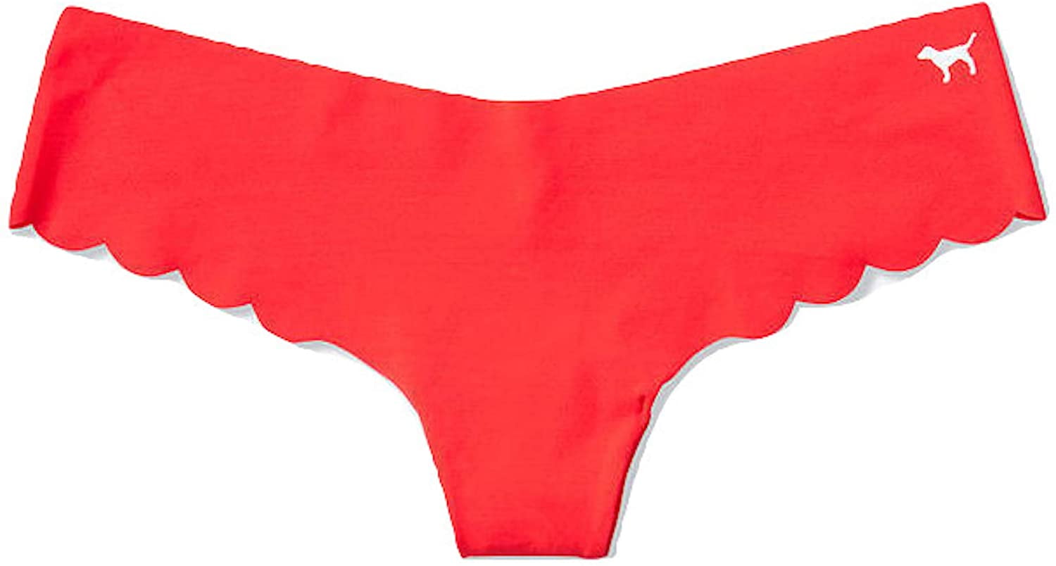 PINK Victorias Secret Nwt Red Lace Cheekster Tanga Panty Small S