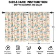 thumbnail image 2 of Blackout Kids Curtains,Beige Princess Unicorn Pattern Childrens Insulated Curtains Set Of 2,Bedroom Essentials,Toddler Room Decor 42"x54", 2 of 5