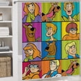 thumbnail image 5 of Scooby-Doo Scooby Shower Curtain Sets 4 Piece Bathroom Set Non-Slip Rugs Bath Mats U-Shaped Floor Mat Toilet Lid Cover Mat for Bathroom Decor, 5 of 8