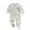 I-Letter Fu, variant on Beilxfa 100% Cotton Newborn Baby One‑Piece Jumpsuit Long Sleeve Zipper Footies Infant Sleep 'N Play Rompers for Boys & Girls