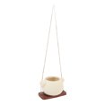 thumbnail image 4 of Macetero con Cara Oscilante, Maceta Colgante Con Cabeza de Flor de Resina, Ideas de Regalos Únicas y Vida Ecológica para plantas de Interior, 4 of 7