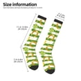 thumbnail image 5 of Daiia Sports Socks Watercolor St Patrick Day Printed Novelty Crew Socks for Men Women Knee High Socks Cotton Socks Soft & Breathable Support Unisex Socks, 5 of 9