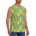 thumbnail image 2 of Pofeuu Cartoon Duck Print Men's Muscle T-Shirt, Sleeveless, Muscle Tank, Classic Muscle Tee Top For Men Casual Sleeveless Muscle T-Shirt Trendy Clothes-Large, 2 of 7