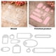 thumbnail image 3 of Kearding 10 Uds. Moldes de grabado en relieve, moldes para marcos de fotos, moldes para hacer álbumes artesanales suaves y resistentes Herramientas de estampado, 3 of 6