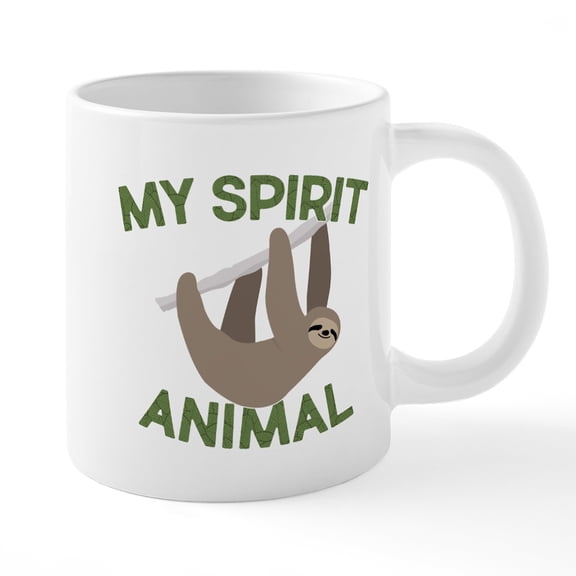CafePress - My Spirit Animal - 20 Oz White Ceramic Mega Mug