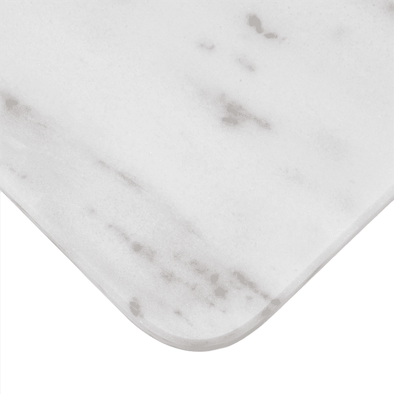 Stylish White Marble Stone Mat with 4 Non-slip Legs for Counter Protecting,  Stone Dish Drying Mat Eco-Friendly 16