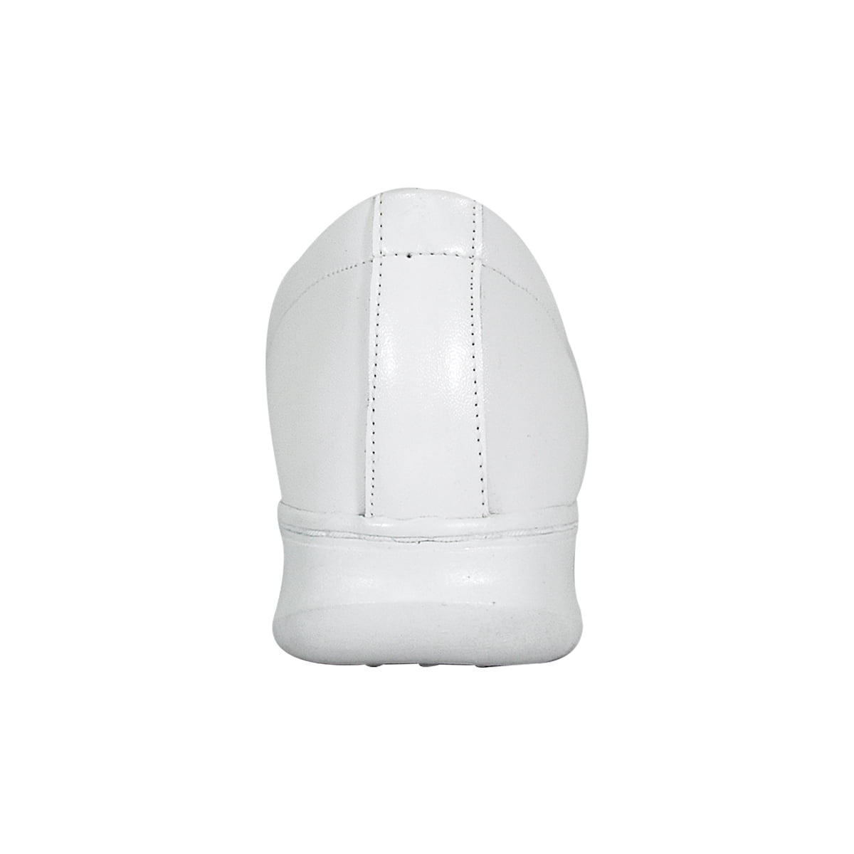 24 HOUR COMFORT Doris Wide Width Professional Sleek Shoe WHITE 7.5