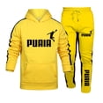 thumbnail image 4 of Conjunto de chándal con capucha y pantalones de jogging para hombre, ropa deportiva informal para uso diario en el gimnasio, otoño e invierno, 4 of 4