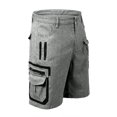 thumbnail image 4 of ZHOGXU Mens Shorts Versatile Loose Fit Zipper Breathable With Pocket Comfortable Everyday Wear, 4 of 7
