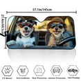 thumbnail image 5 of Yuyamidu Yorkshire Terrier Car Sunshade for Windshield Universal Fit SUV Van Truck Cute Windshield Visor Accessories Car Sun Shade Windshield Keep Your Vehicle Cool and Damage Free, 5 of 5