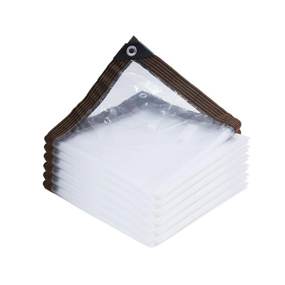 Lona transparente Lona transparente Cómoda instalación Fácil impermeable Lona multiusos para muebles Resistente para exteriores 300cmx400cm