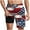YYY6-Red**swimming shorts for men, variant on cllios Men's Swim Trunks with Compression Liner 4th of July Patriotic Swim Shorts Quick Dry Mens Swimsuit Board Shorts with Pockets