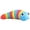 Blue Head, variant on Baby Decompression Sensory Toys - 3D Decompress Caterpillars, Fun Decompression, Parent-child Interaction