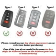 thumbnail image 2 of Xotic Tech Gray TPU Full Seal Protect Smart 4-Button Anti-dust Key Fob Cover Holder Shell w/Keychain Compatible with Toyota Camry RAV4 C-HR Avalon Corolla Highlander Kluger Prius Prime PHV 86 / GT86, 2 of 9
