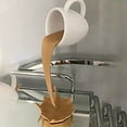 thumbnail image 1 of Coffee Cup Ornament Ornamental Vibrant Color Practical Coffee Festival Floating Coffee Mug Statue, 1 of 4