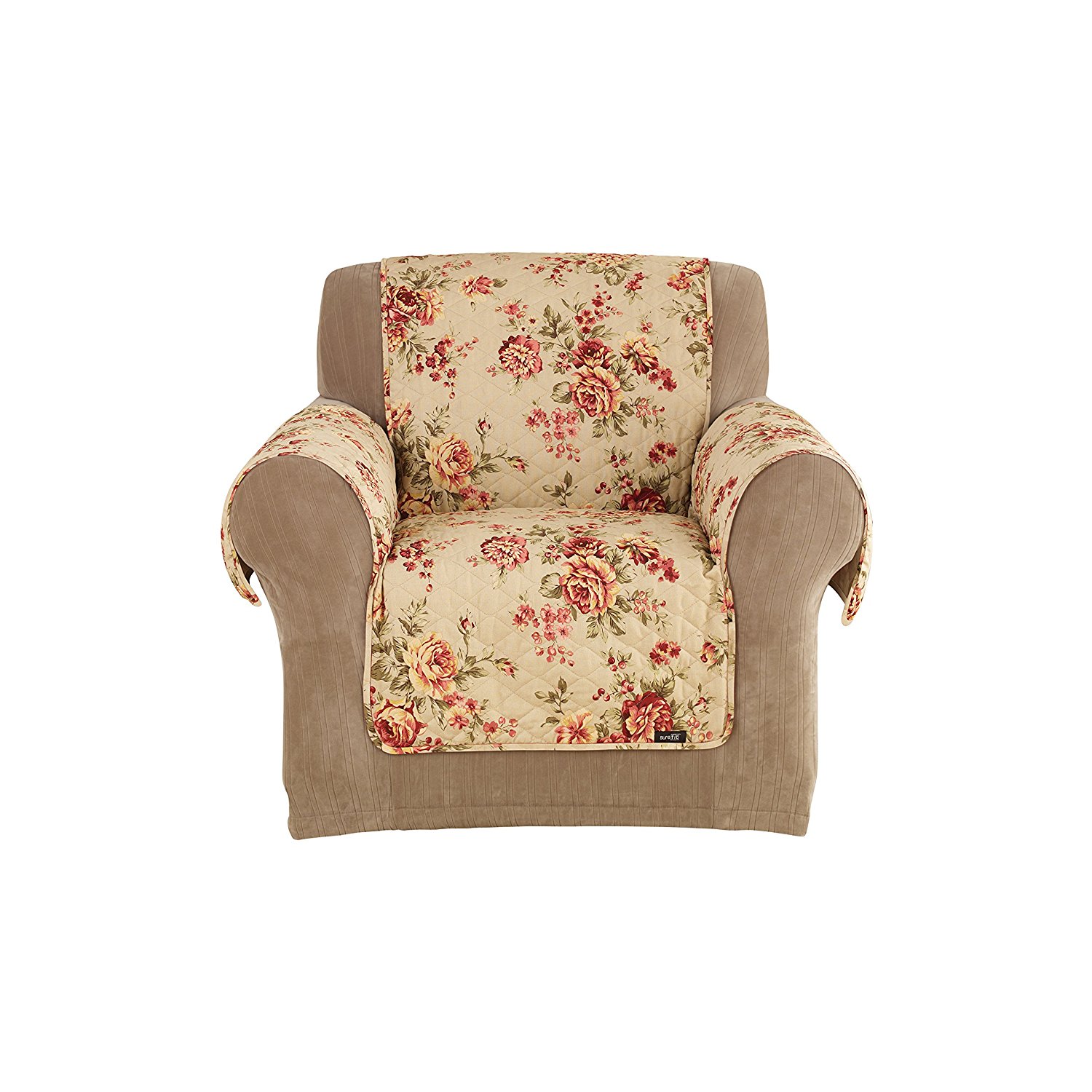 Sure Fit Lexington Floral Chair Pet Throw