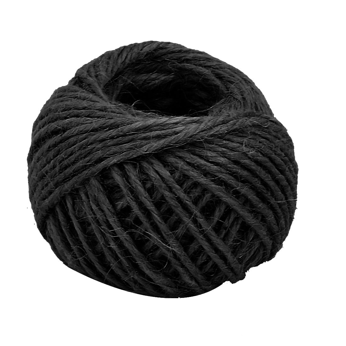 Household Feast Jute Handmade Gift Packing String Yarn Black 2mm Dia 33 Yards