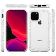 thumbnail image 4 of Apple iPhone 11 PRO Phone Case Hybrid Cover with [Rigid Panel] [TPU Cushion] Enhanced Hand-Grip TPU Cushion Frame + Transparent Clear Shock-Absorbing Armor Rubber Bumper WHITE Cover for iPhone 11 Pro, 4 of 6
