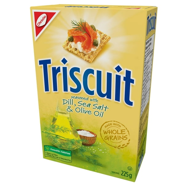 Biscuits Triscuit aneth, sel marin et huile d'olive
