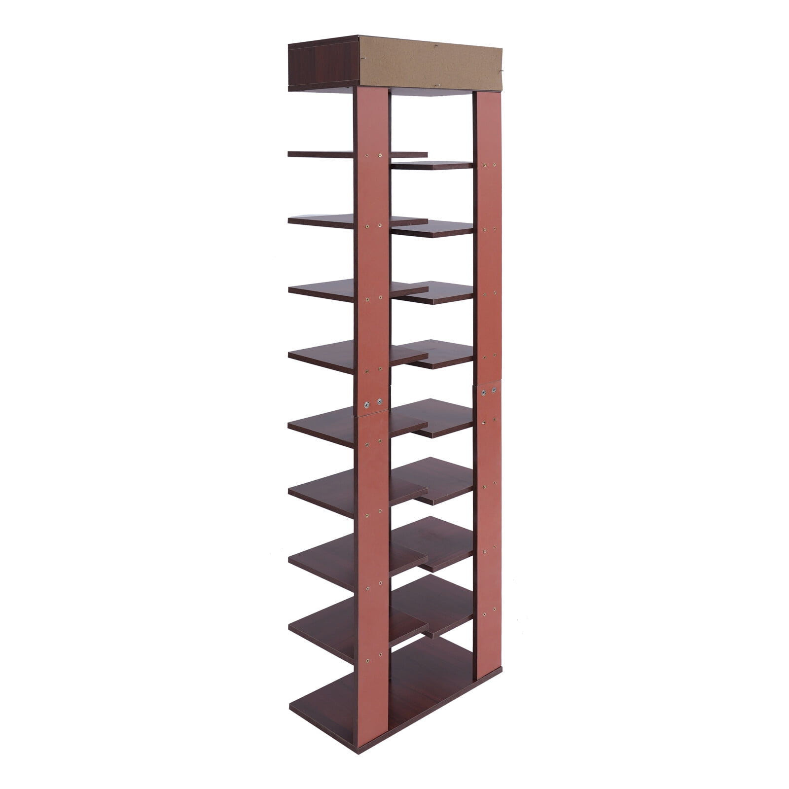10 Tier Vertical Shoe Rack, Free Standing Shoe Storage Rack, Modern Shoe Rack