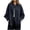 06#Black, variant on Women's Frog Button Mandarin Collar Shirt Long Sleeve Lantern Sleeve Loose Cotton Blouse Casual Open Front Top M