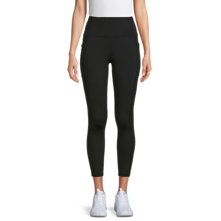 Avia Women's High Waist Crop Legging with Side Pockets, Sizes XS-XXL