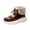 Brown, variant on EKVAHL Women's Winter Snow Boots, Lace‑Up Wide Width Platform Booties, Warm Walking Boots for Outdoor Cold‑Day Errands Brown