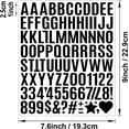 thumbnail image 2 of 1960 Pcs 1 Inch Waterproof Letter Stickers - Self-Adhesive Vinyl with 20 Sheets of Alphabet, Numbers & Symbols for Mailbox, Door, Window, Address, Business Signs, Vehicles & More (Black), 2 of 12