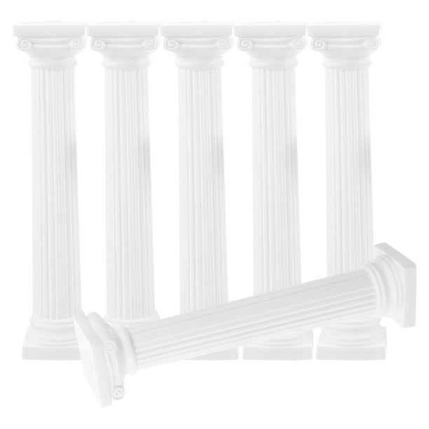Estatua de Pilar romano para fiesta, columna romana, Mini casa, paisajismo, pilares romanos, 6 uds.