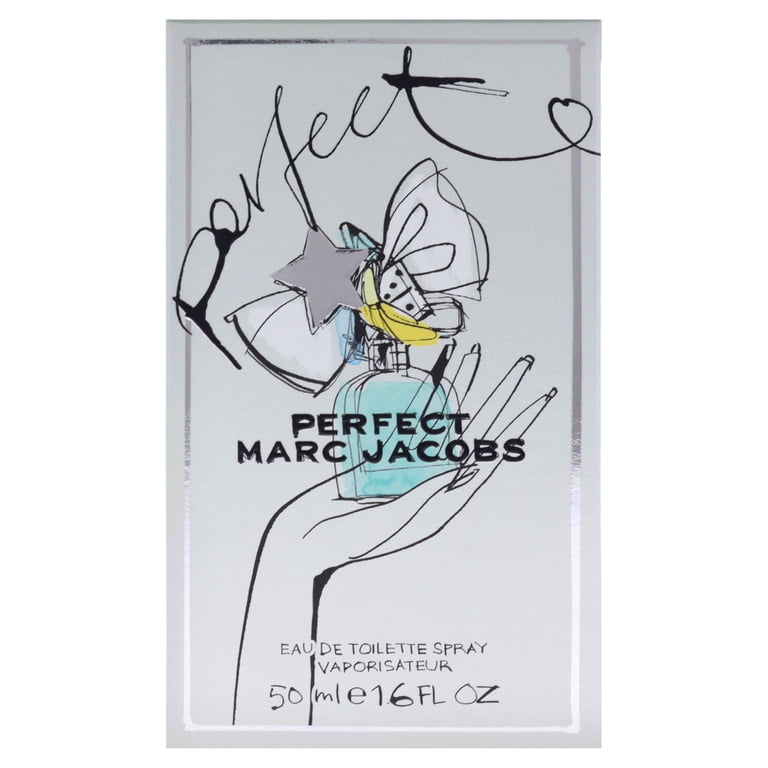 Marc Jacobs Perfect 1.6 oz EDT Spray, Floral Amber Fragrance for