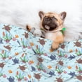 thumbnail image 3 of Naloa Turtle Dog Blanket, 3 Sizes Cat Blanket for Indoor Cats Large Medium Small Dog Gifts-Medium, 3 of 8