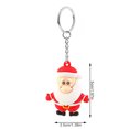 thumbnail image 4 of Keychain Christmas Themed Silicone Pendant Key key ring Ring Bag Decorative Attachment Alloy Keychain, Type 6, 4 of 8