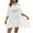 White, variant on Taqqpue Women's Crochet Cover Up Solid Color Cutout Drop Shoulder 3/4 Sleeves Pullover Beachwear Bathing Suit