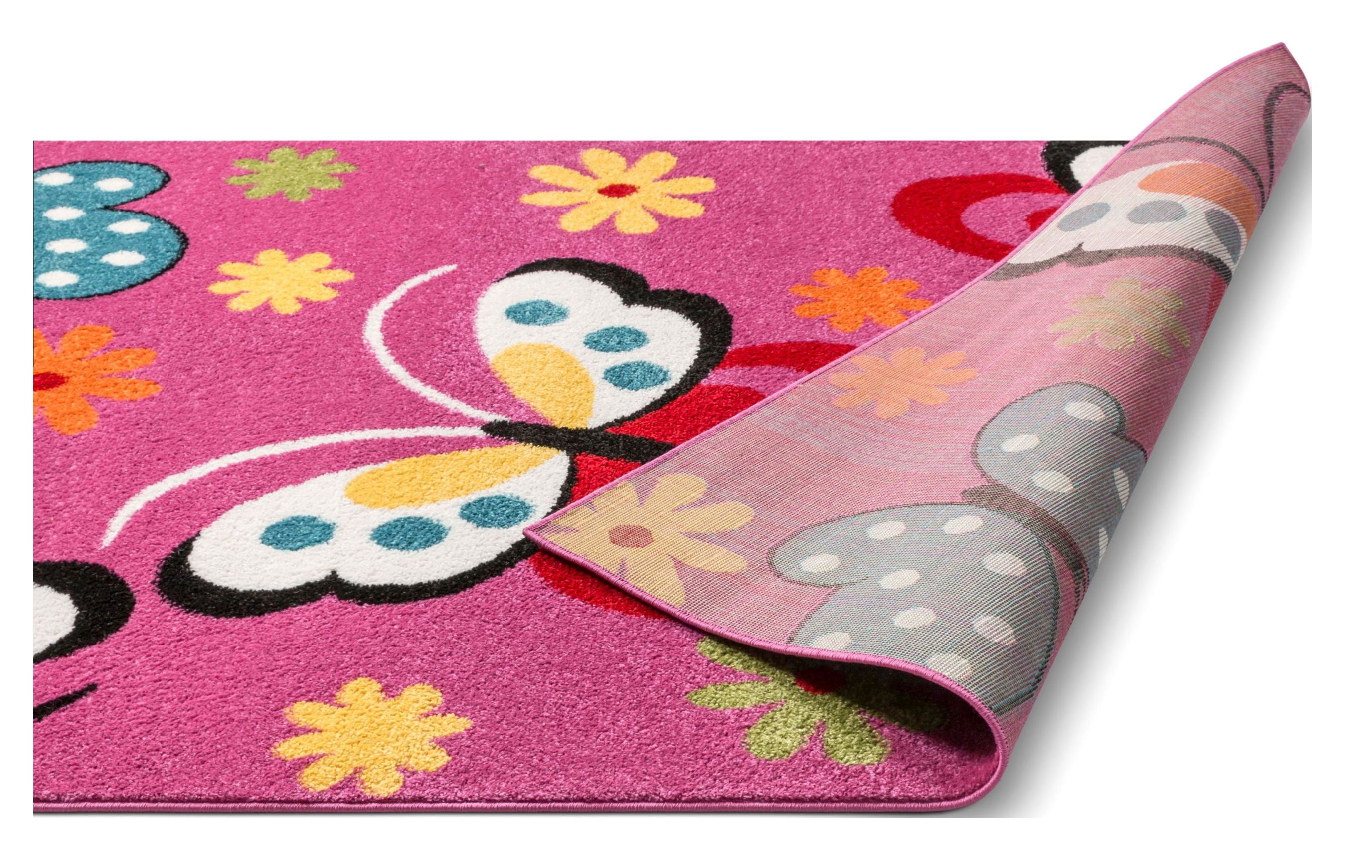 Well Woven Star Bright Daisy Butterflies Kids Area Rug - image 4 of 8