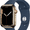 Gold, variant on Restored Apple Watch Series 7 (GPS, 45mm) - Blue Aluminum Case - Blue Sport Band (Refurbished)