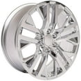 thumbnail image 3 of OE Wheels CV38 22 Inch Rims and Tires Fit Sierra 1500 Style 6x139.7 22x9 Chrome - Hollander 5903 - Alenza A/S 02 275/50-22 (Set of 4), 3 of 5
