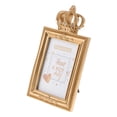 thumbnail image 1 of Rongfmy Gold Crown Resin Picture Photo Frame Baroque Luxury Home Decor,6 Inch, 1 of 8