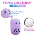 thumbnail image 4 of Juguete De Peluche De Té De Burbujas De 24Cm/ 35Cm, Muñeco Suave De Té De La Leche, Almohada Con Forma De Taza De Té, Cojín, Juguetes Para Niños, Regalo De Cumpleaños Yuarrent FN007163-12, 4 of 5