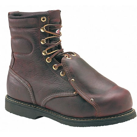 

Carolina Shoe 8 Work Boot 10 D Brown Steel PR 505