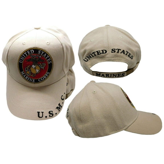 Ant Enterprises U.S MILITARY MARINE CORPS EMBROIDERED DESERT SOFT HAT CAP OFFICIAL LICENSED HATS