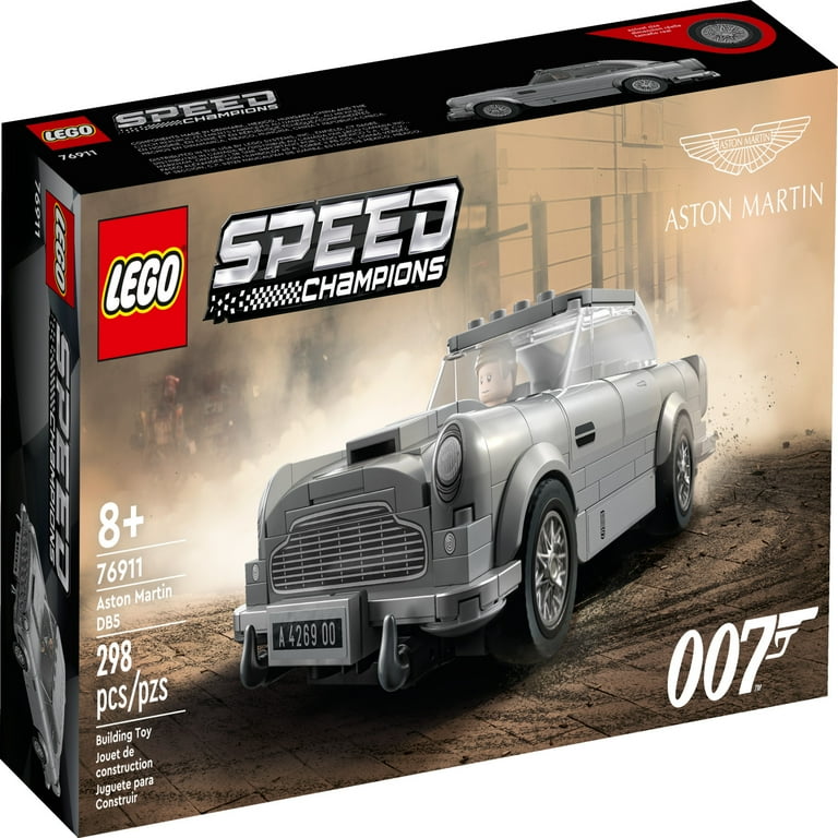 3 pack LEGO Speed Champions 007 Aston Martin DB5 76911 Building Toy Set Featuring James Bond Minifigure Car Model Kit for Kids and Teens Great