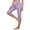 Purple, variant on CHENge Women's Capri Sweatpants - Casual Running Cropped Jogger Capri Pants with Pockets, Drawstring Workout Sweatpants for Yoga