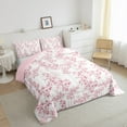 thumbnail image 3 of Manfei Cherry Blossom 2pcs Bedding Comforter Set,Japanese Flower Twin Comforter Sets,Pink White Breathable Bedding Set,Breathable Floral Bedroom Decorative,Reversible, 3 of 8