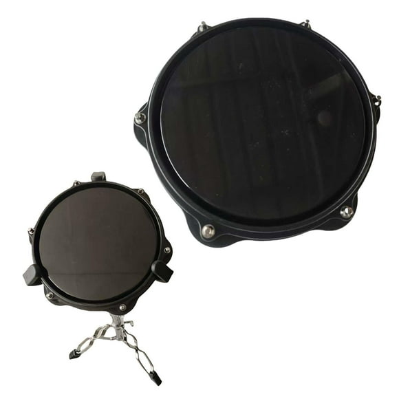 Almohadilla de práctica de batería de 19,2 cm de diámetro. Reemplaza el tambor silencioso portátil para practicar cumpleaños, estudiantes y niños.